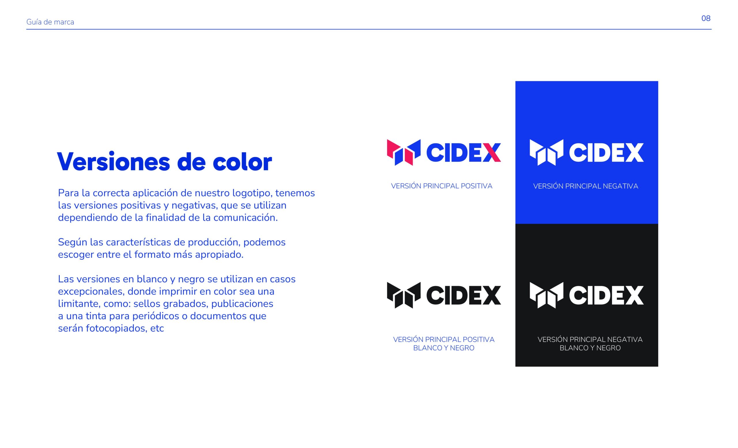 CIDEX — proyecto de diseño gráfico 3